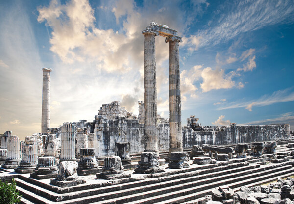阿波罗神庙遗址图片