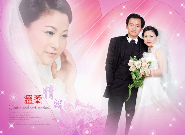 2009年婚纱模板温柔情绪