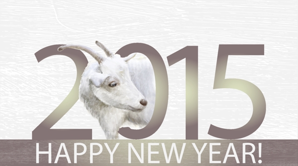 2015创意绵羊头背景