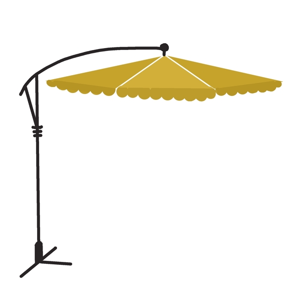 遮阳伞黄色