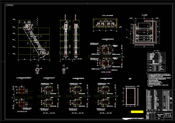 矸石脱水斗式提升机CAD机械图纸