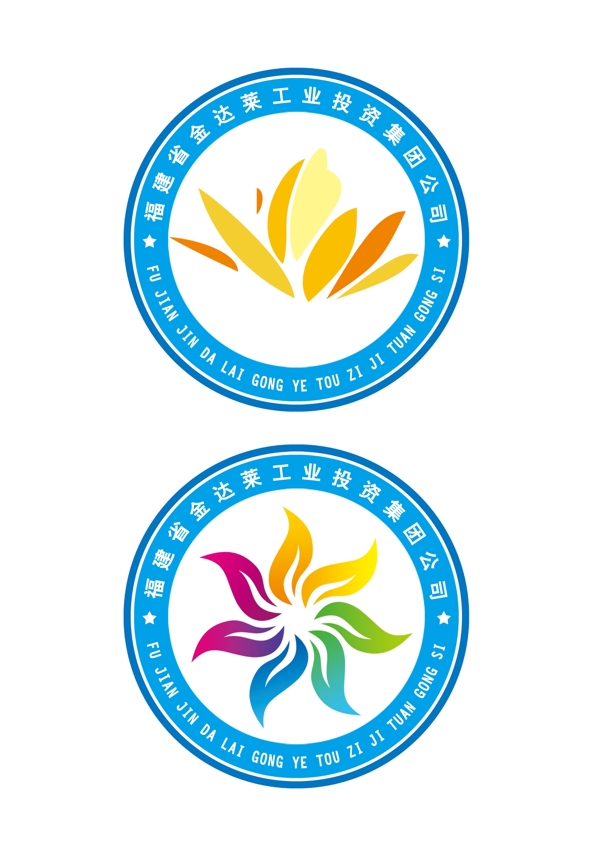 金达莱logo设计图片