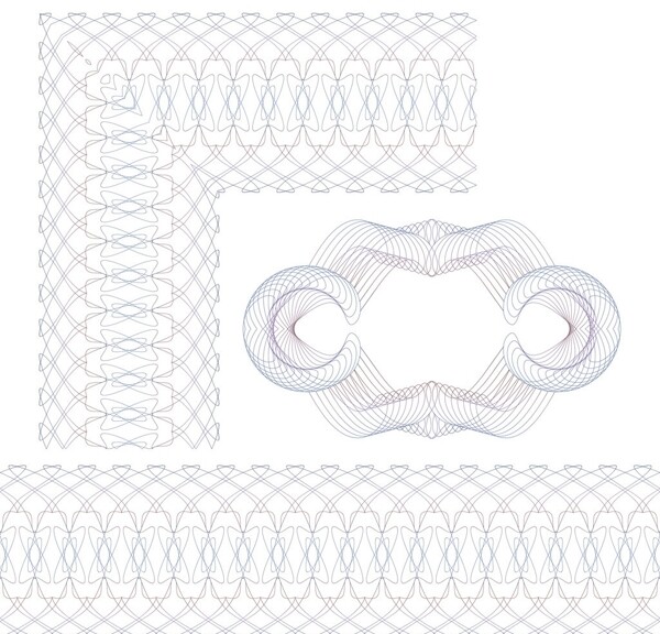 文凭毕业证书防伪花纹图片