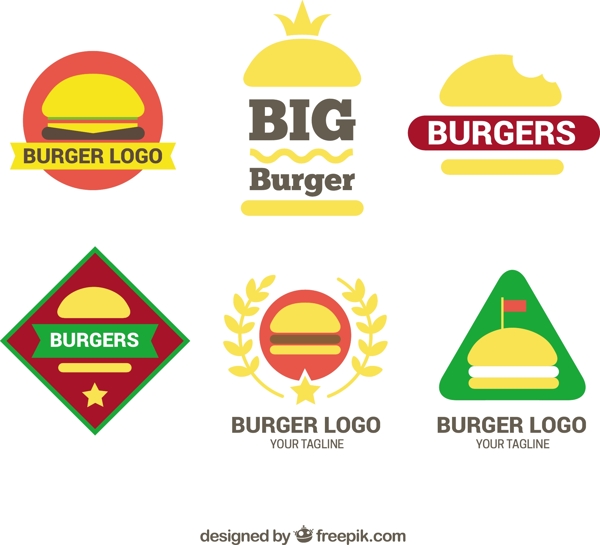 丰富多彩的汉堡标志收藏
