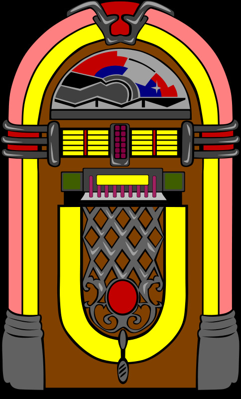 五十年代的自动点唱机