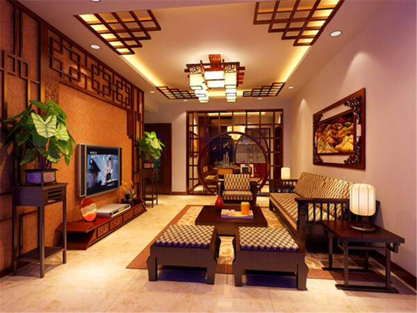 中式家具模型