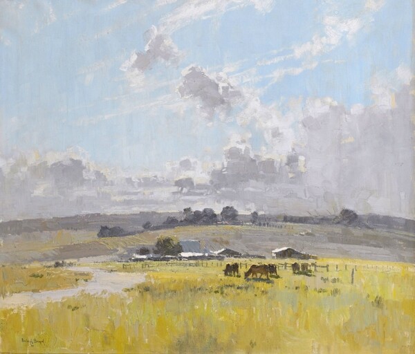 PenleighBoydLandscapewithCattleandFarmBuildings1921画家风景画静物油画建筑油画装饰画