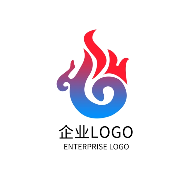 创意火焰logo科技公司标志LOGO设计