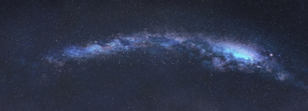 简洁蓝色银河系星空背景