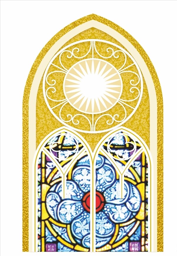 欧式教堂玻璃