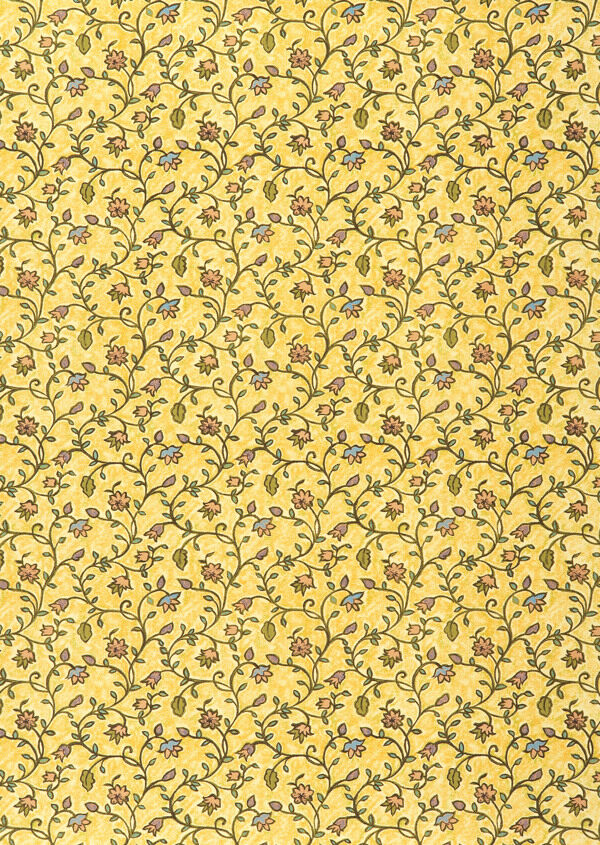 金黄色花纹无缝壁纸图片