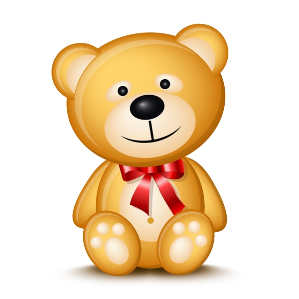 泰迪熊01矢量