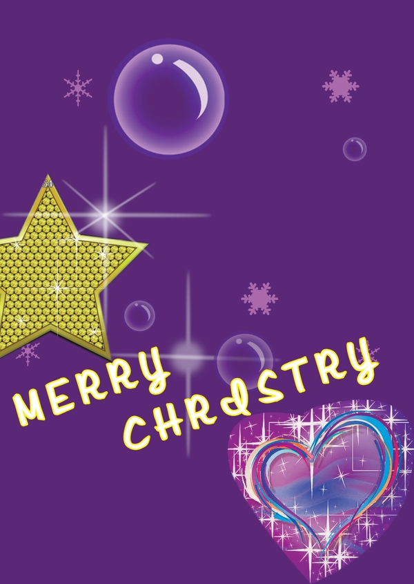 紫色圣诞背景图片
