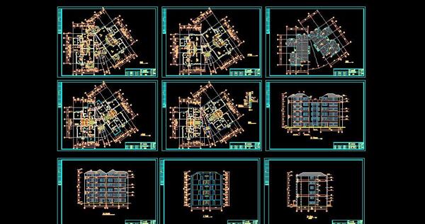 复式公寓CAD设计方案