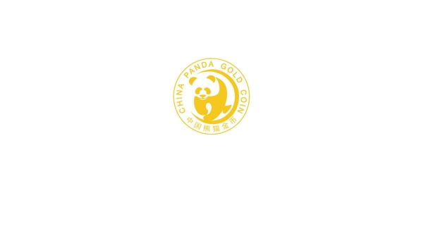 中国金币熊猫logo图案