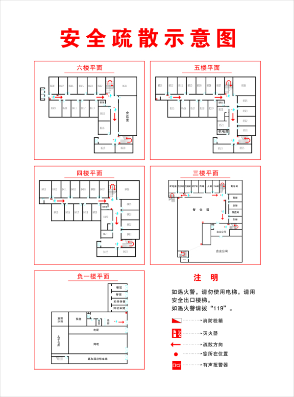 安全疏散图