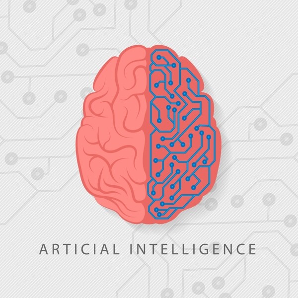 人工智能AI大脑插图