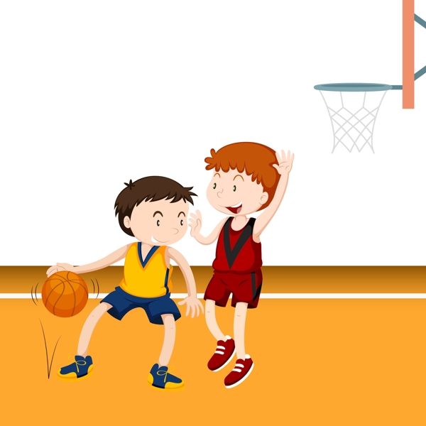 篮球运动员篮球球橙色的篮球