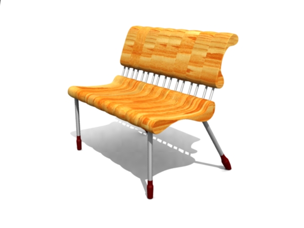 公装家具之公共座椅0623D模型