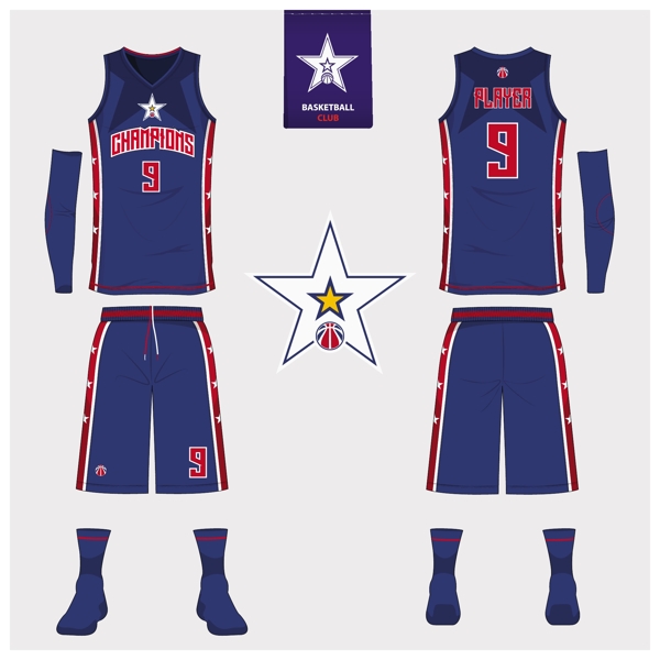 篮球服运动全明星全套服装