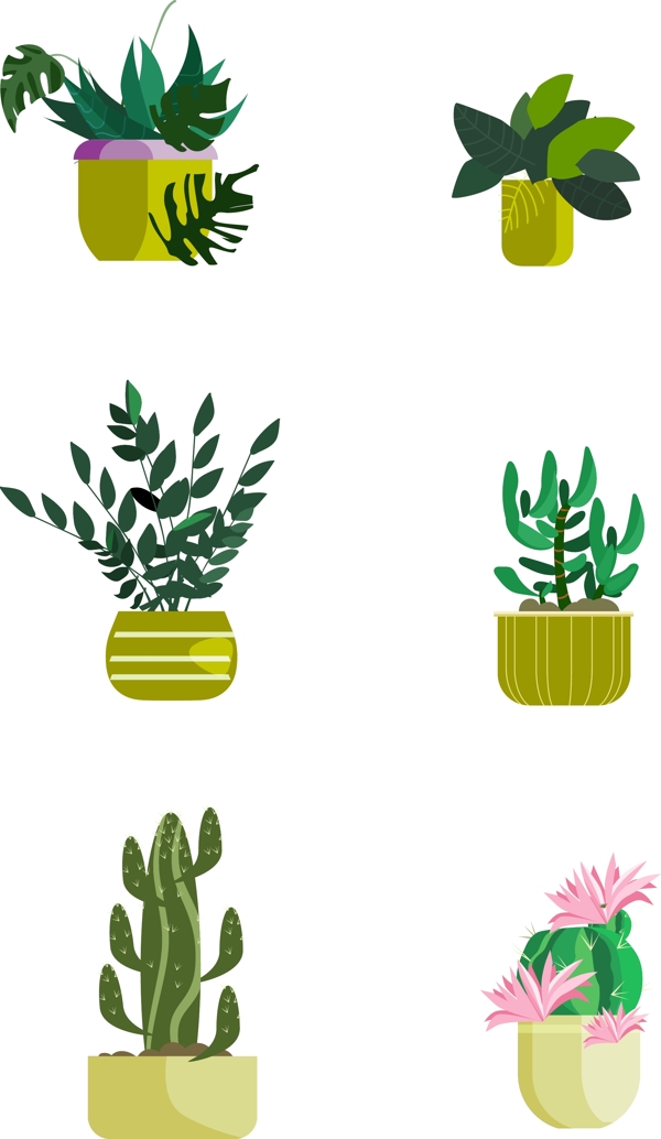 花卉植物装饰元素