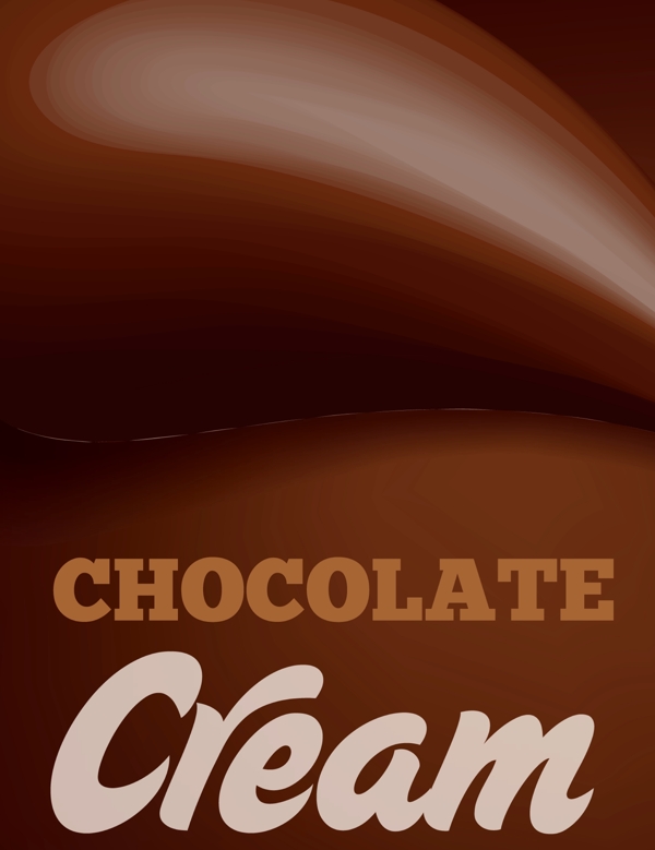 巧克力广告质感纹理渐变创意矢量背景