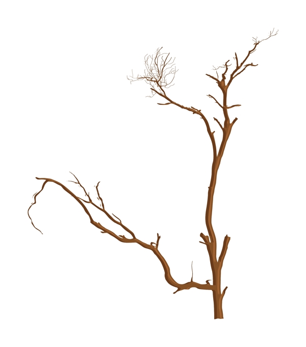 绘画艺术的死树
