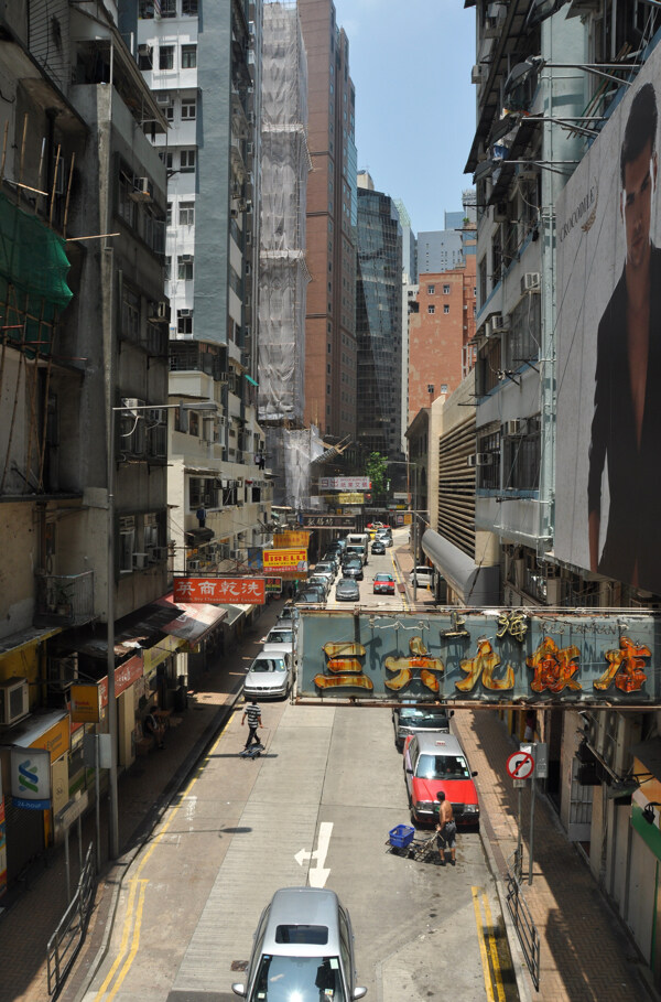 香港老街图片