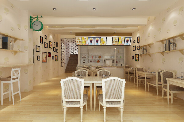 现代风格餐厅空间效果图