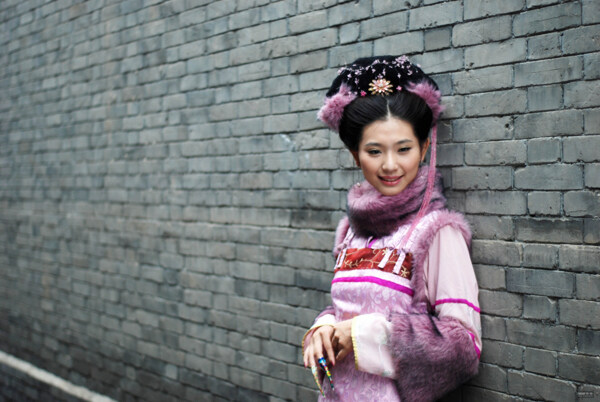中国美女清朝古装美女图片