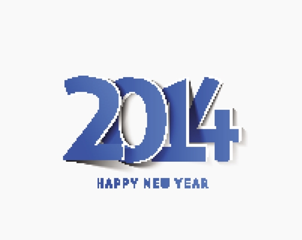 2014新年字体标签