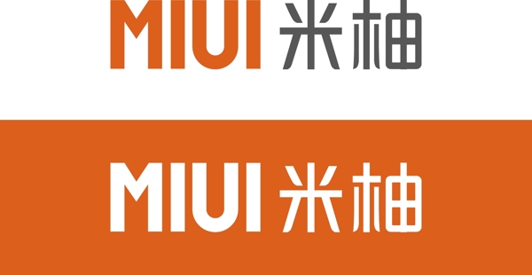 MIUI米柚矢量logo