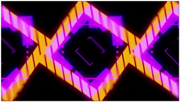 动感紫色方块组合视频素材