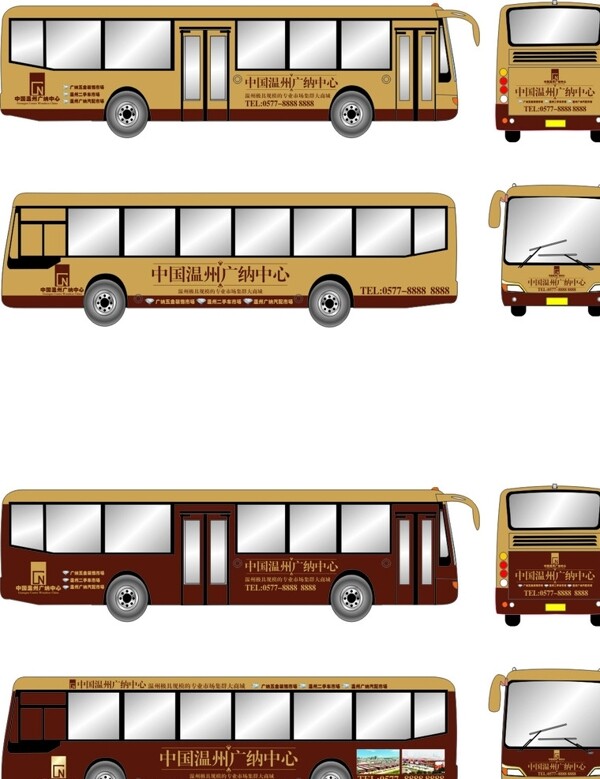 公交车广告模板图片