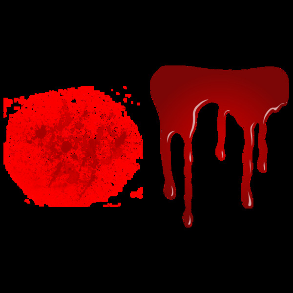 血滴血迹免抠png透明图层素材