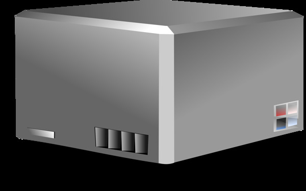 方形服务器免抠png透明图层素材