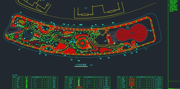 CAD设计园林绿化施工