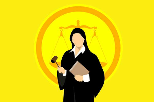 法官诉讼女人权威图片