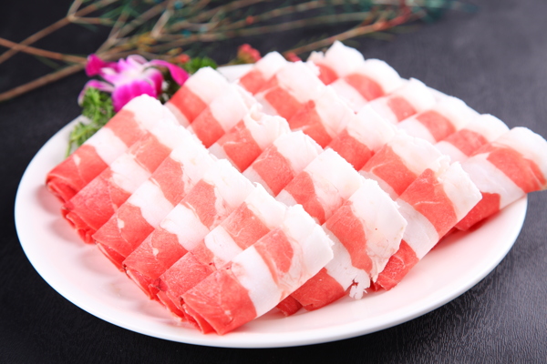 火锅涮肉爽口嫩肉精品羊肉
