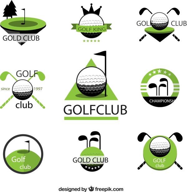 高尔夫俱乐部徽章
