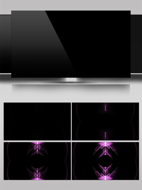 紫色星际光束动态视频素材