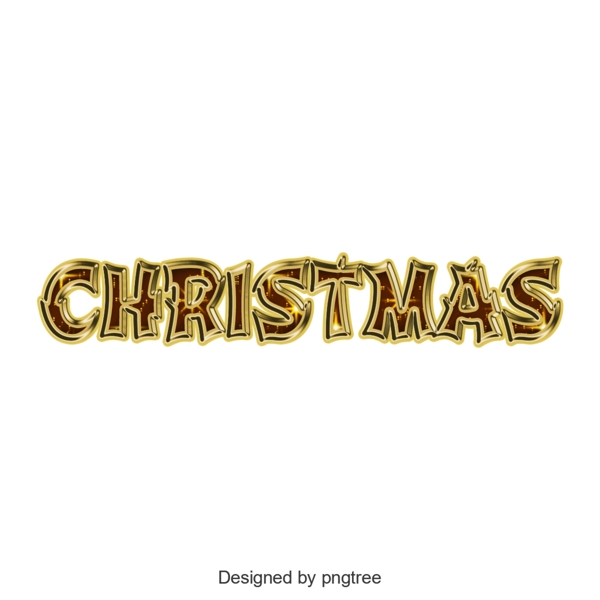 英语字母圣诞假期艺术个性元素