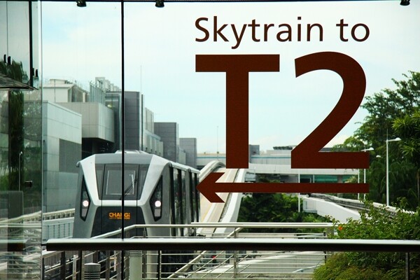 新加坡樟宜机场轻轨skytrain图片