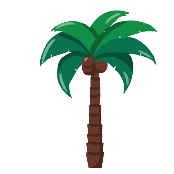立体热带椰子树