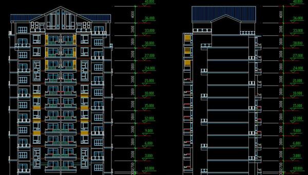 小区规划住宅楼全图