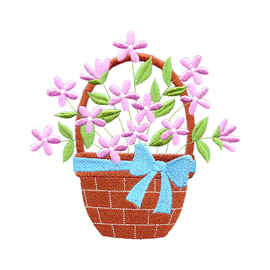 绣花植物花朵生活元素免费素材