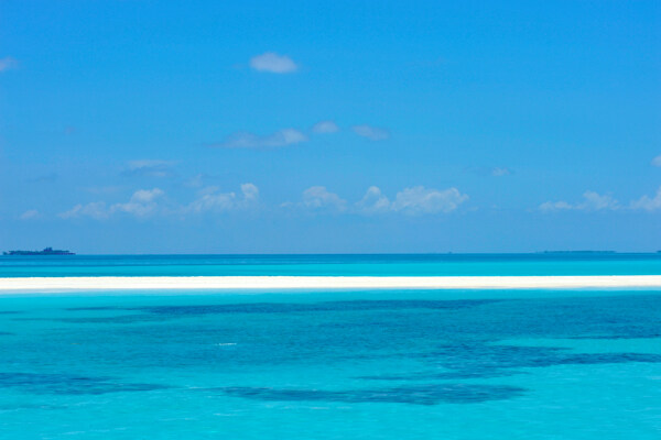 马尔代夫拖尾沙滩图片
