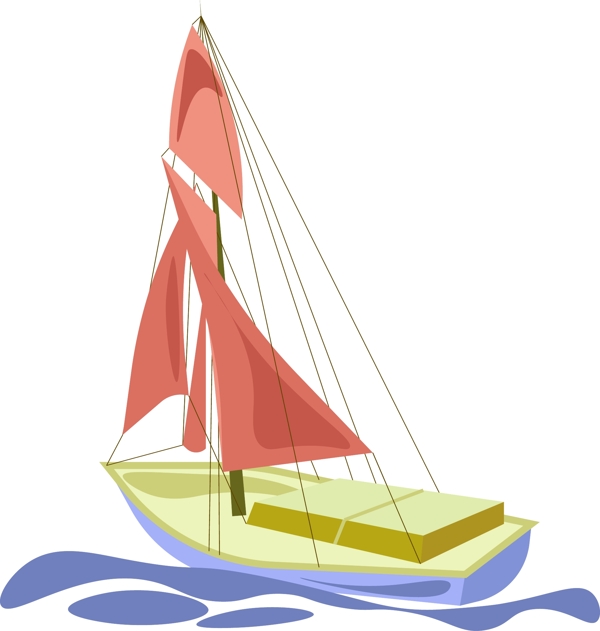 交通工具帆船