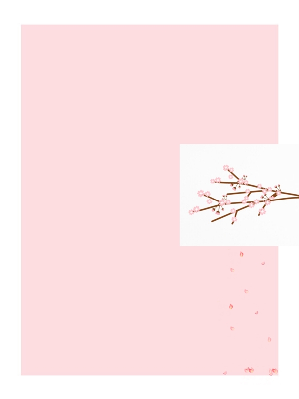 粉色桃花背景