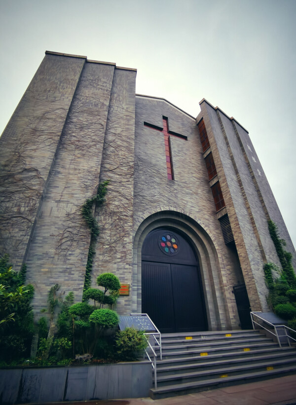 杭州河坊街教堂图片